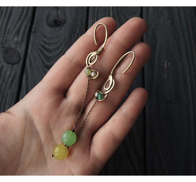 Chain earrings