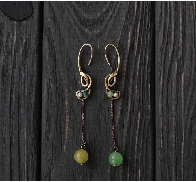 Chain earrings