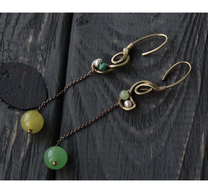 Chain earrings