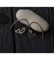 Spear earrings