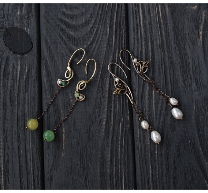 Chain earrings