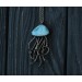 Larimar jellyfish necklace