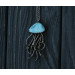 Larimar jellyfish necklace