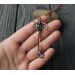 Copper deer necklace