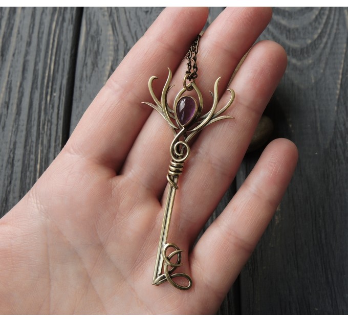 Solstice brass pendant
