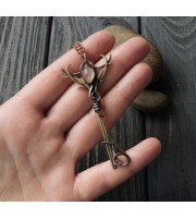 "Forest spirit" key pendant