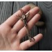 Enchanted key with rose quartz