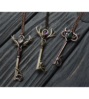 "Phoenix" key necklace