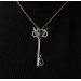 Copper deer necklace