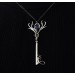 Solstice brass pendant