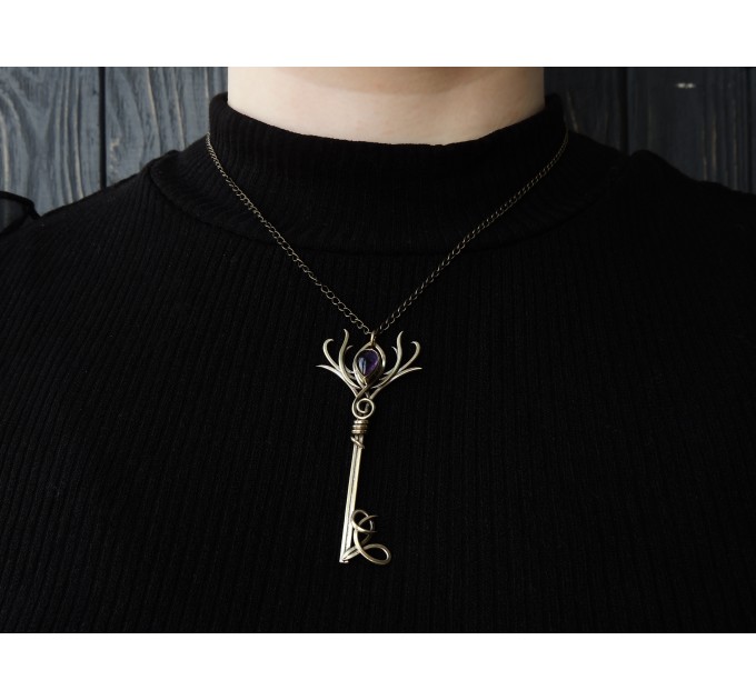 Solstice brass pendant
