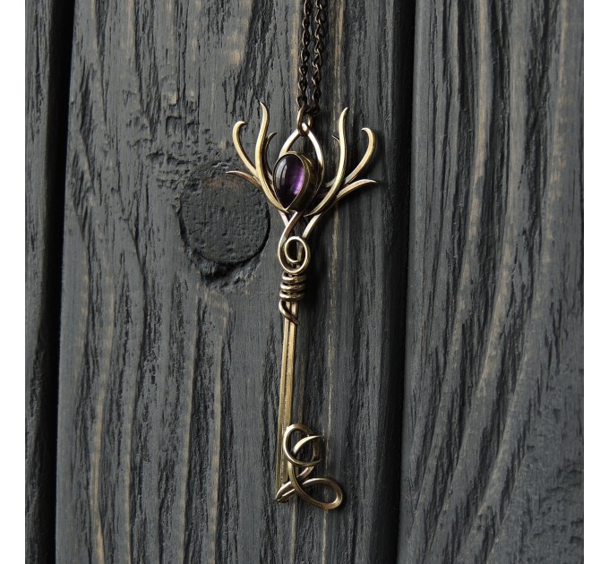 Solstice brass pendant