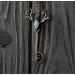 Silver deer key pendant