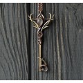 Enchanted key with rose quartz