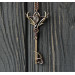 Enchanted key with rose quartz