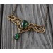 Wirework brass pendant