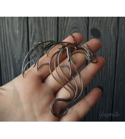 Goth dragon pendant