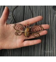 Luna moth pendant 