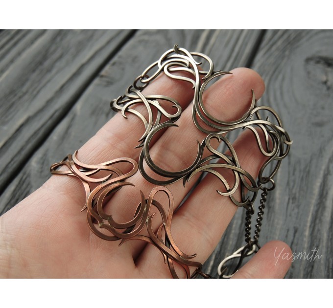 Silver viking bracelet