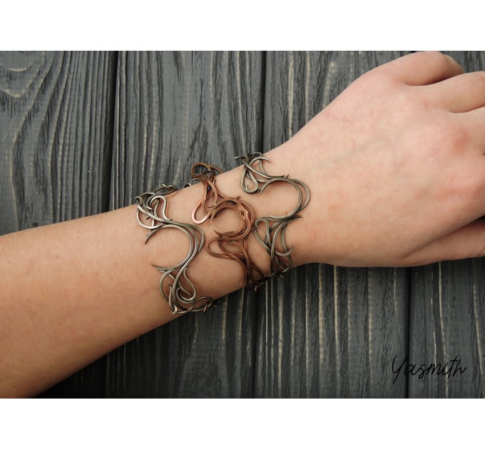 Silver viking bracelet