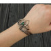 Wirework lotus bangle