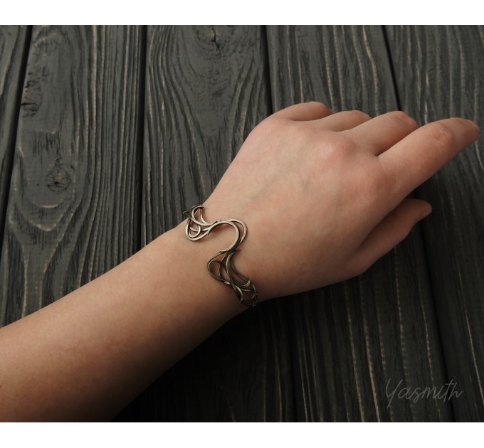 Silver viking bracelet