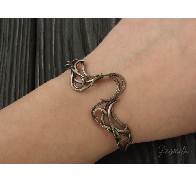 Silver viking bracelet