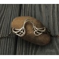 Silver viking bracelet
