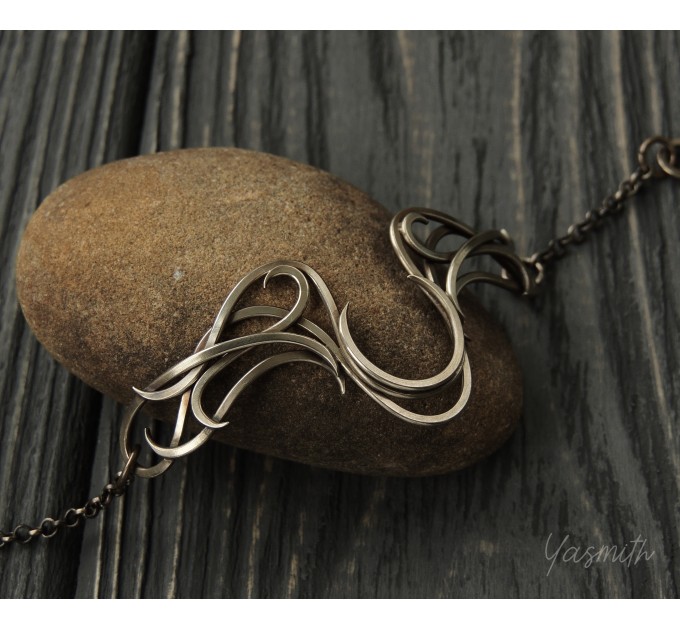 Silver viking bracelet