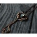 Copper key necklace