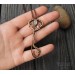 Copper key necklace
