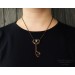 Copper key necklace