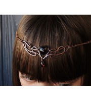 Celtic garnet headpiece