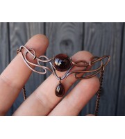 Celtic garnet headpiece