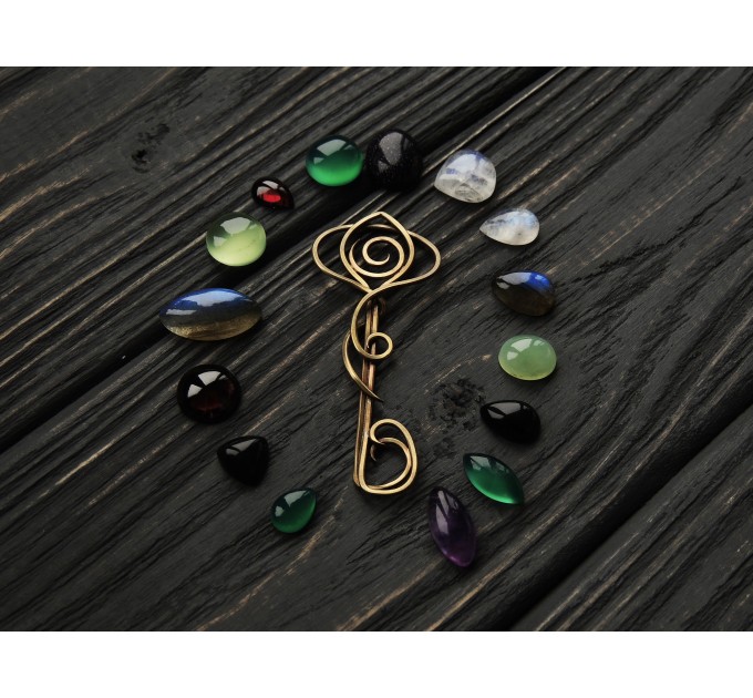 Witchy key pendant