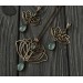Lotus flower earrings