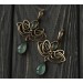 Lotus flower earrings