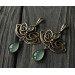Lotus flower earrings