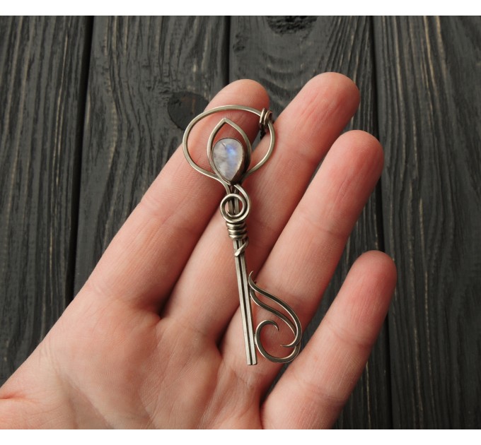 Dainty key pendant