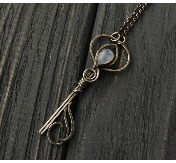 Dainty key pendant