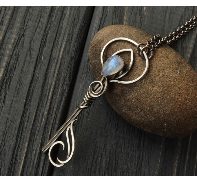 Dainty key pendant
