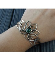 Lotus cuff bracelet
