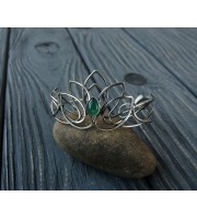 Lotus cuff bracelet