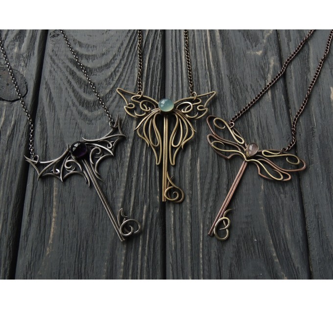 Fairy winged necklace