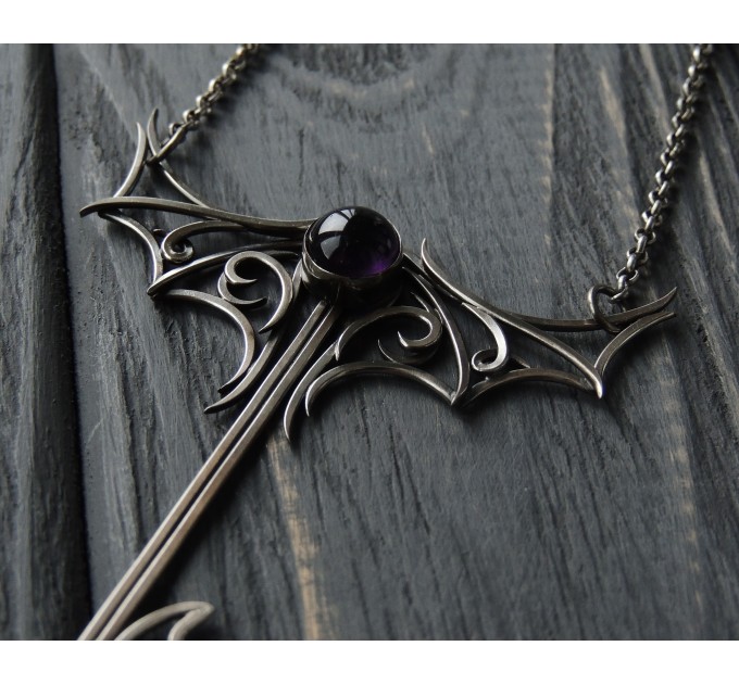 Gothic key pendant