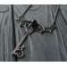 Gothic key pendant