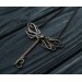 Dragonfly key necklace