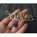 Personalized word necklace