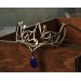 Personalized word necklace