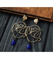 Custom lettering pendant